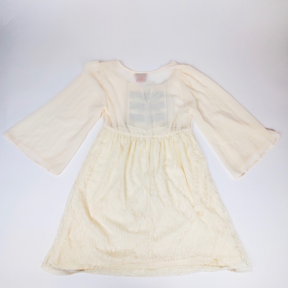 Flying Tomato Ivory Embroidered Crochet Dress - Picture 7 of 7